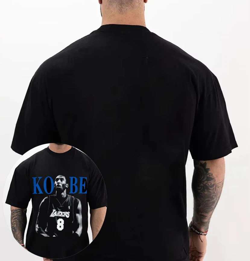 Summer Cotton Basketball T-shirts Bryant Graphics Print Cool Hip Hop Streetwear Unisex Tees O-collar Tops Men Women T Shirt