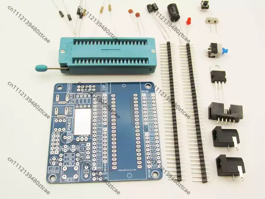 51 MCU Minimum System Development Board AT89S52 STC89C52 Learning DIY Kit Electronic Parts