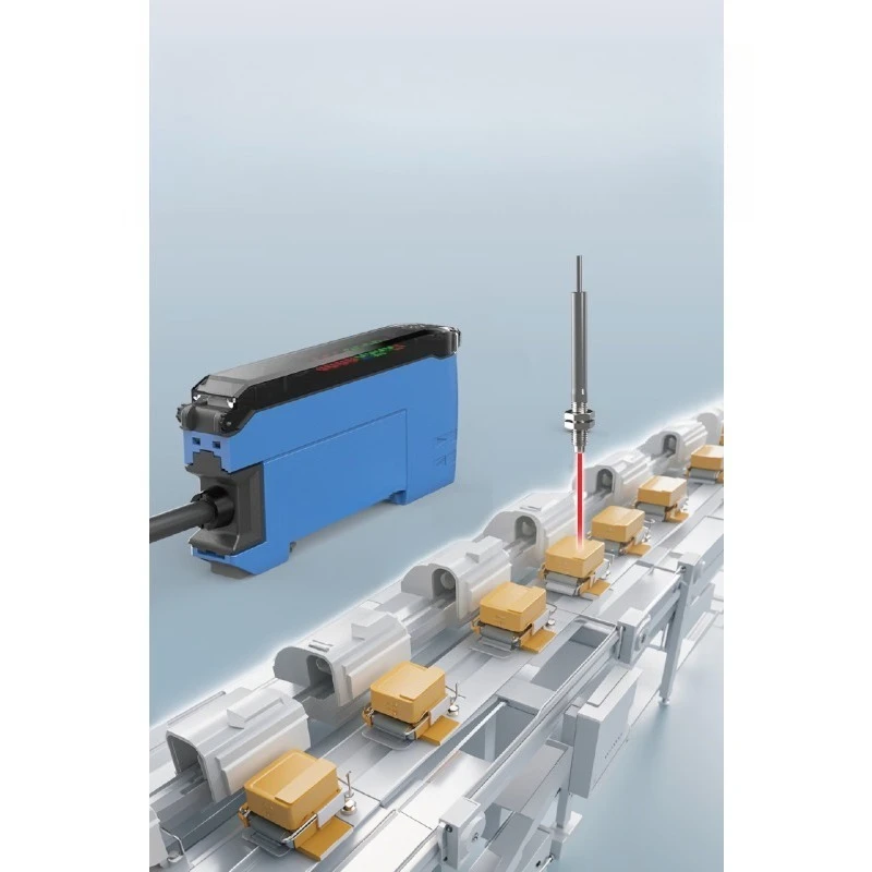 Fiber Amplifier Response Time 200μsCX6-DN50 NPN Output LCD High Precision Inductor