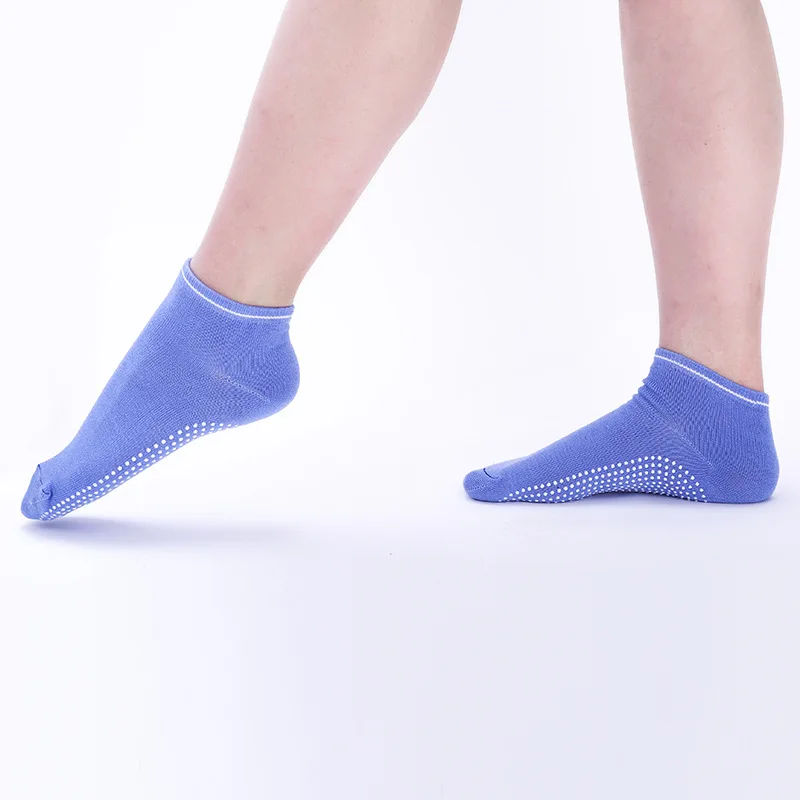 Chaussettes coordonnantes de yoga pour femmes, chaussettes de bateau de sport adhésives de couleur bonbon, chaussettes de sol intérieures, éducation précoce