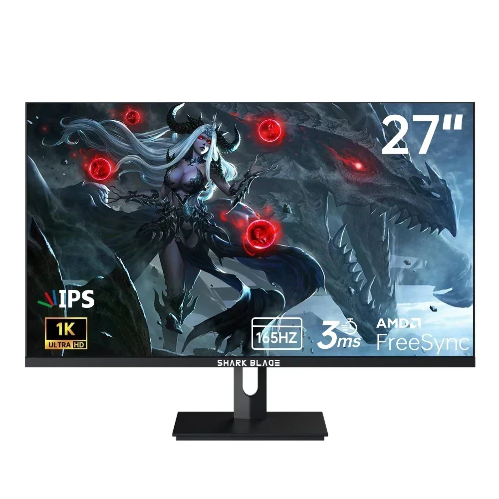 

27inch 120Hz Portable Monitor 100% sRGB 1080P FHD IPS Frameless Travel Gaming Display with Kickstand VESA Speakers