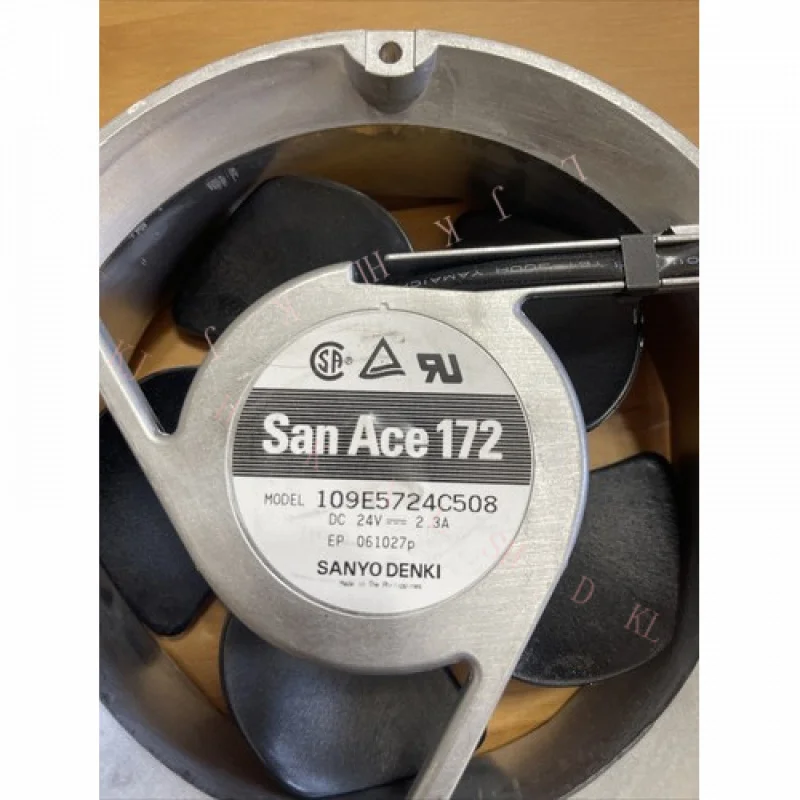 

N for SANYO DENKI San Ace 172 109E5724C508 Axial DC Cooling Fan 3 Wire 24V 2.3A