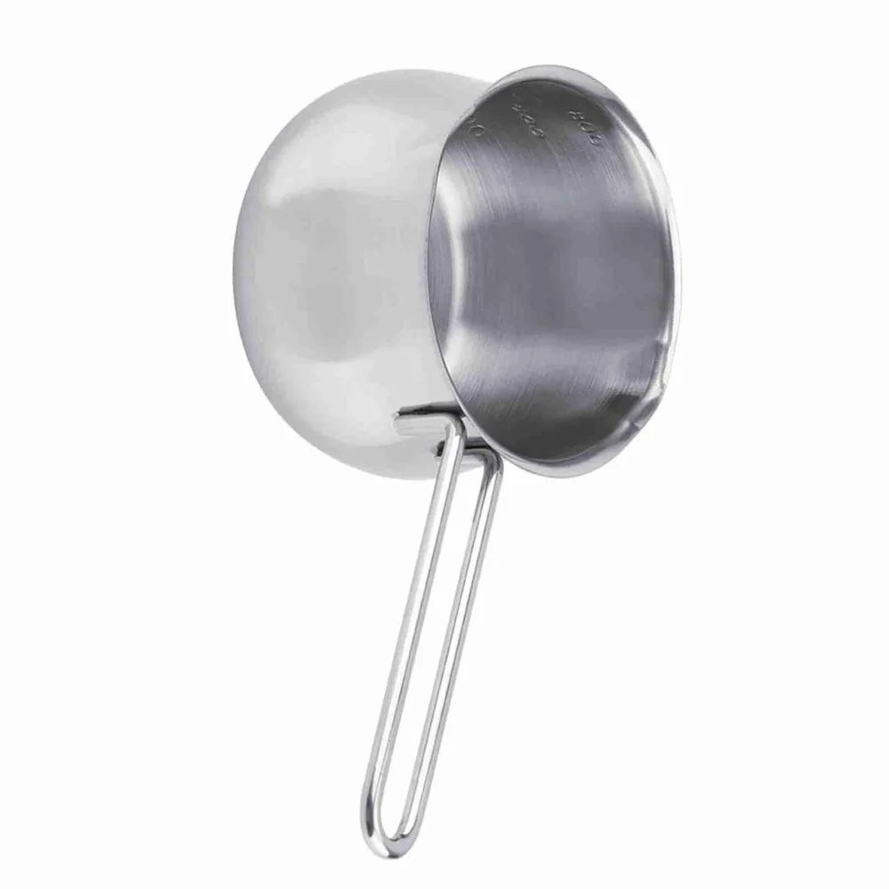 Convenient 304 Stainless Steel Butter Melting Pot 28 OZ / 800 ml Cheese Baking Pot Butter Warmer Pan Stove Top Use