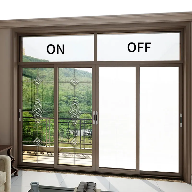 Dimming Smart Glass  Self Adhesive PDLC Film Switchable Smart Glass