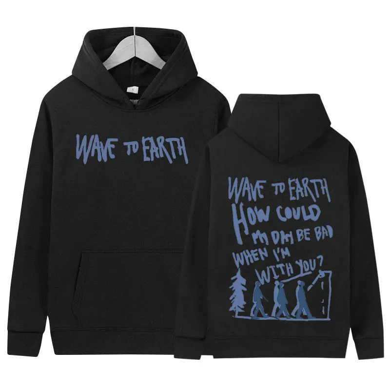 Korean Band Wave To Earth 2024 new Album hoodie Men Women Vintage Fashion pullover Sweatshirt Hip Hop clothing Oversized hooded