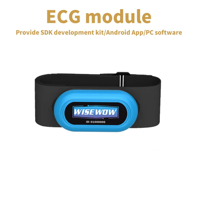 W1 ECG Acquisition Module IP68 Waterproof Raw ECG Sensor with MATLAB C++ Android Python Code Windows Software Mobile APP