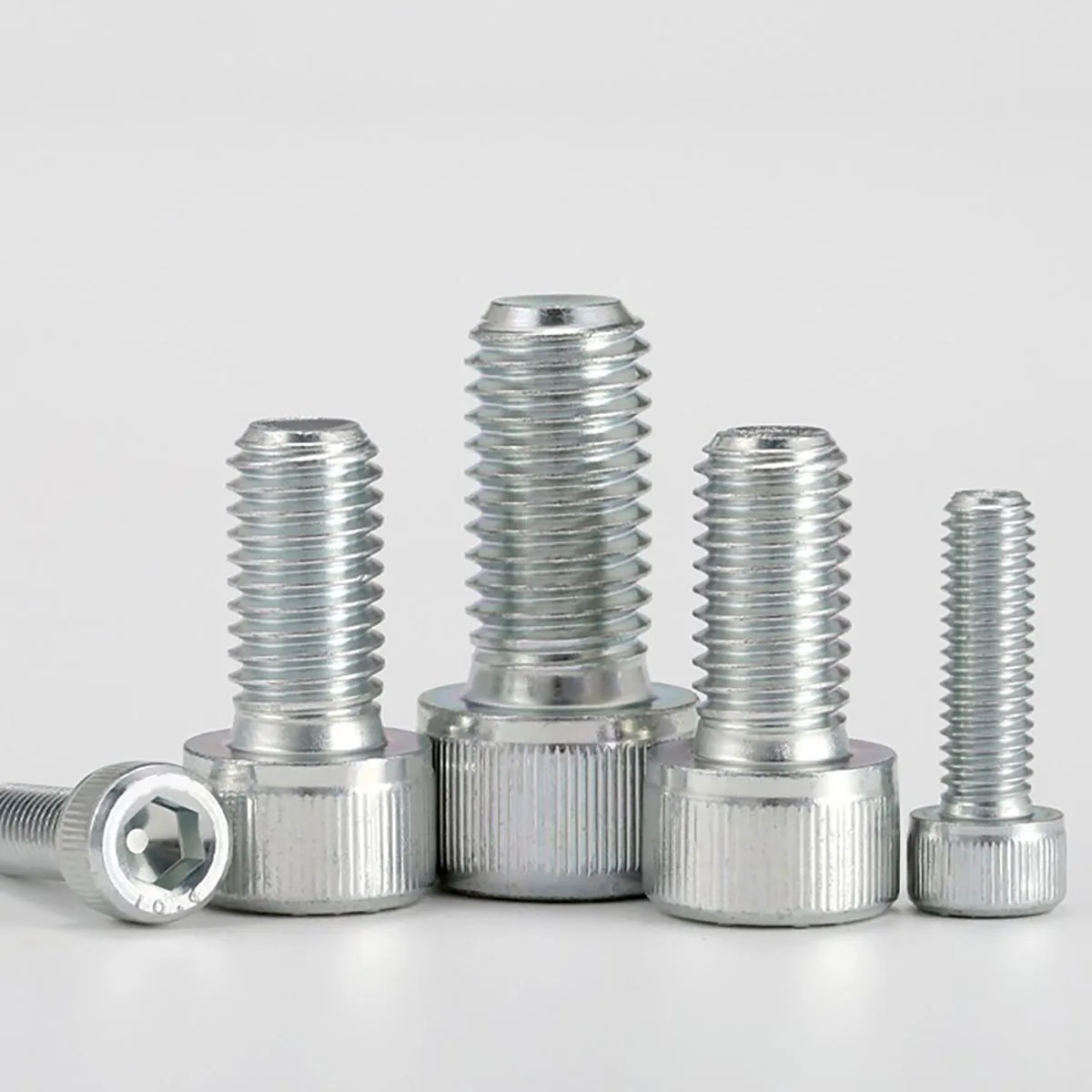 1/5/10/20/50Pcs 10.9 Grade Steel Hexagon Hex Socket Cap Head Screw Allen Bolt M3 M4 M5 Full / Half Thread JIS Standard