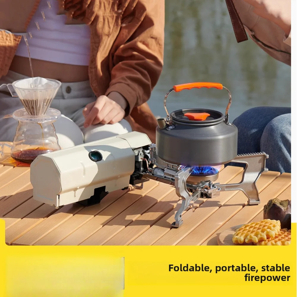 

Folding Kaska magnetic stove field camping cooker stove gas hot pot making tea