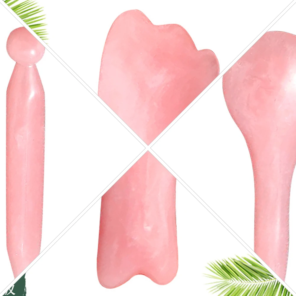

7pcs Facial Massage Set Skin Care Tools Guasha Scraper Board Smooth Touch Multi Functional Beauty Spa Muscle Relief Therapy