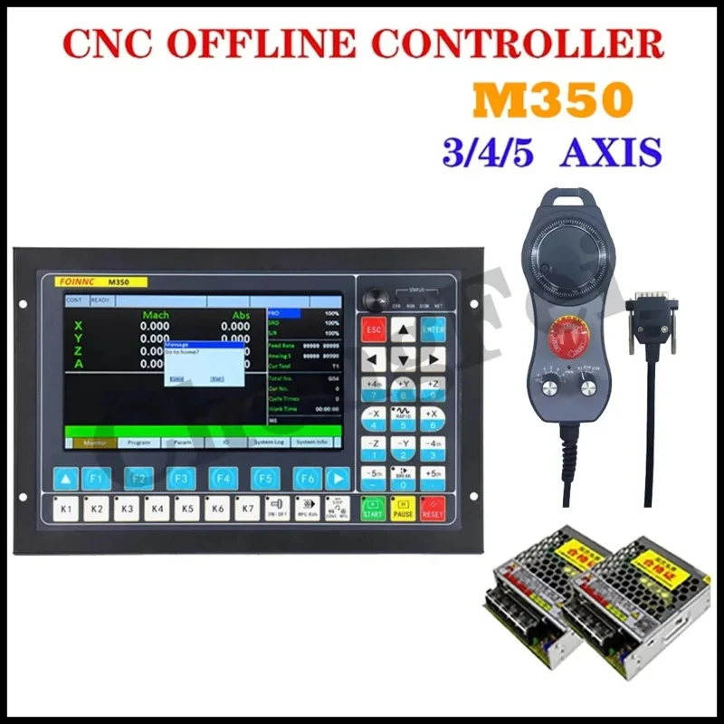 

M350 V2 3axis 4axis 5axis CNC Offline Controller Supports Closed-Loop Stepping/ATC Control System Instead Of DDCSV3.1 MPG