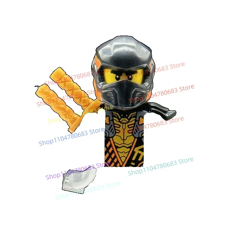 MOC اللبنات عناصر ماستر الشرير المحارب شخصية صغيرة النينجا التجمع نموذج تمثال الموسم 19 أنيمي التلفزيون ديكور لعبة هدية