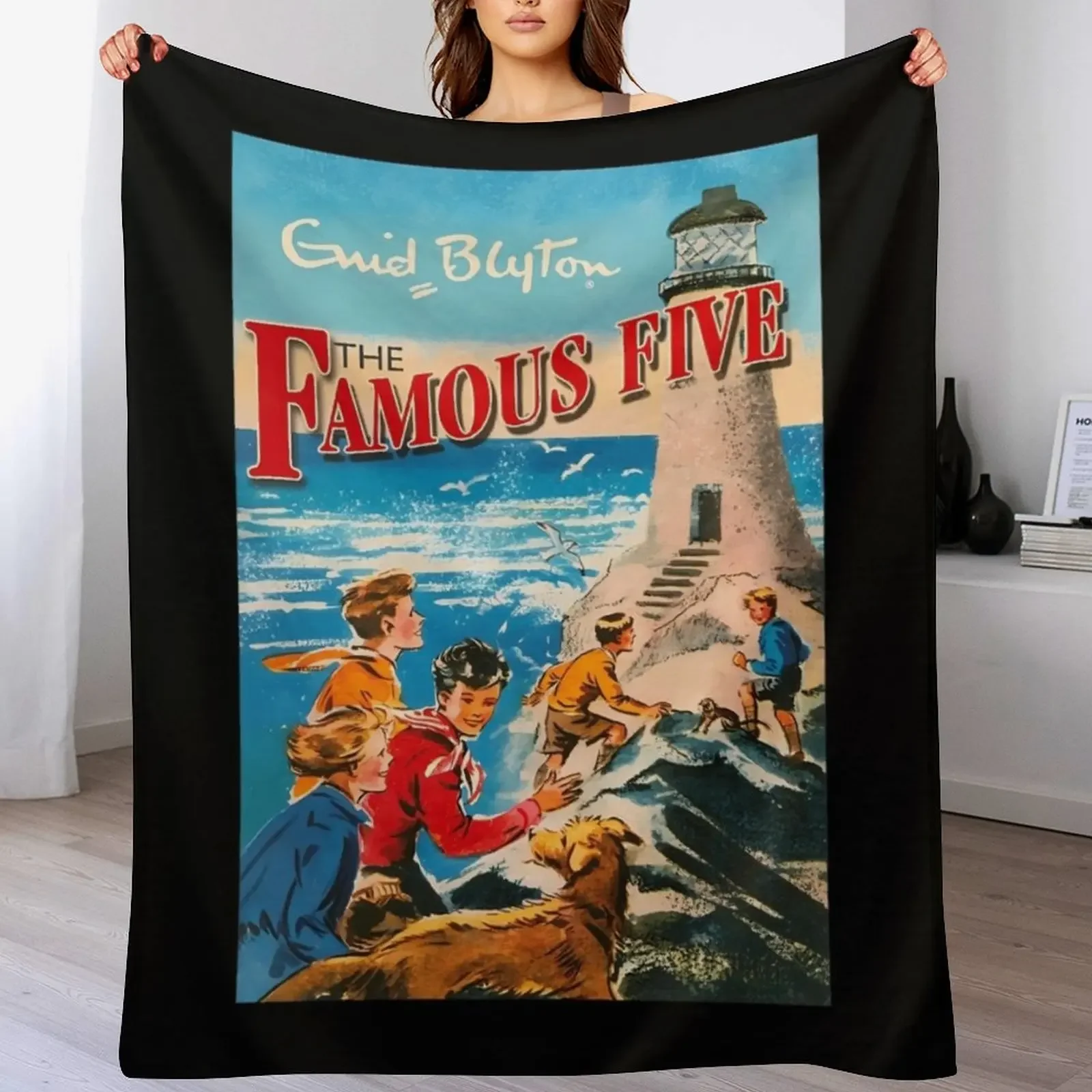 

He Famous Five Throw Blanket Decorative Beds Stuffeds sofa bed Flannel Blankets