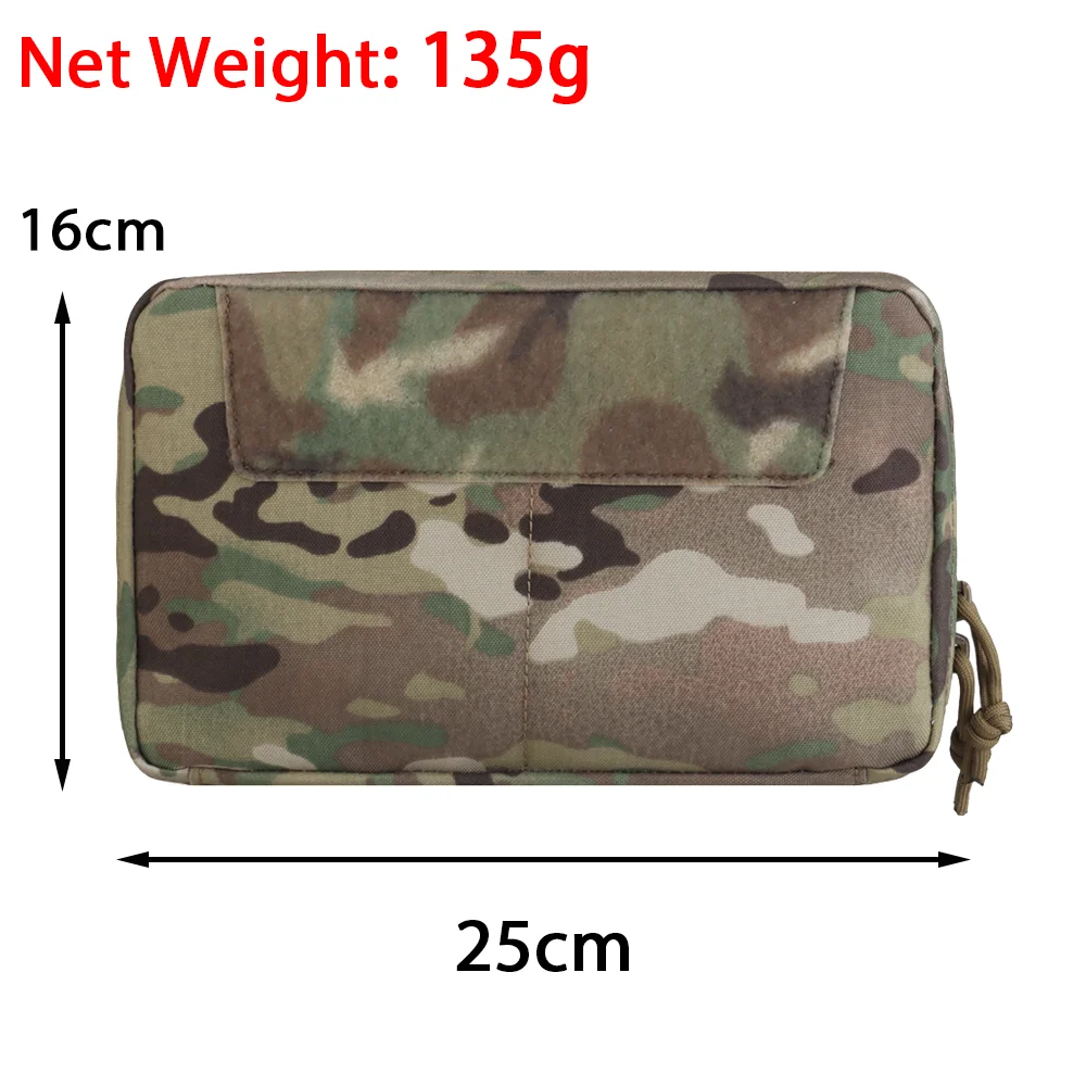 Tactical GP Wide Pouch General Purpose Pouch MOLLE CCS Storage EDC Bag Vest Accessories Chest Rig Expansion
