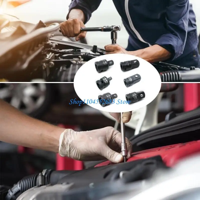

Y6GD 6Pieces Socket Adapter Set for Quick Conversion Practical Socket Converter Kits Compacts and Portable Socket Converter