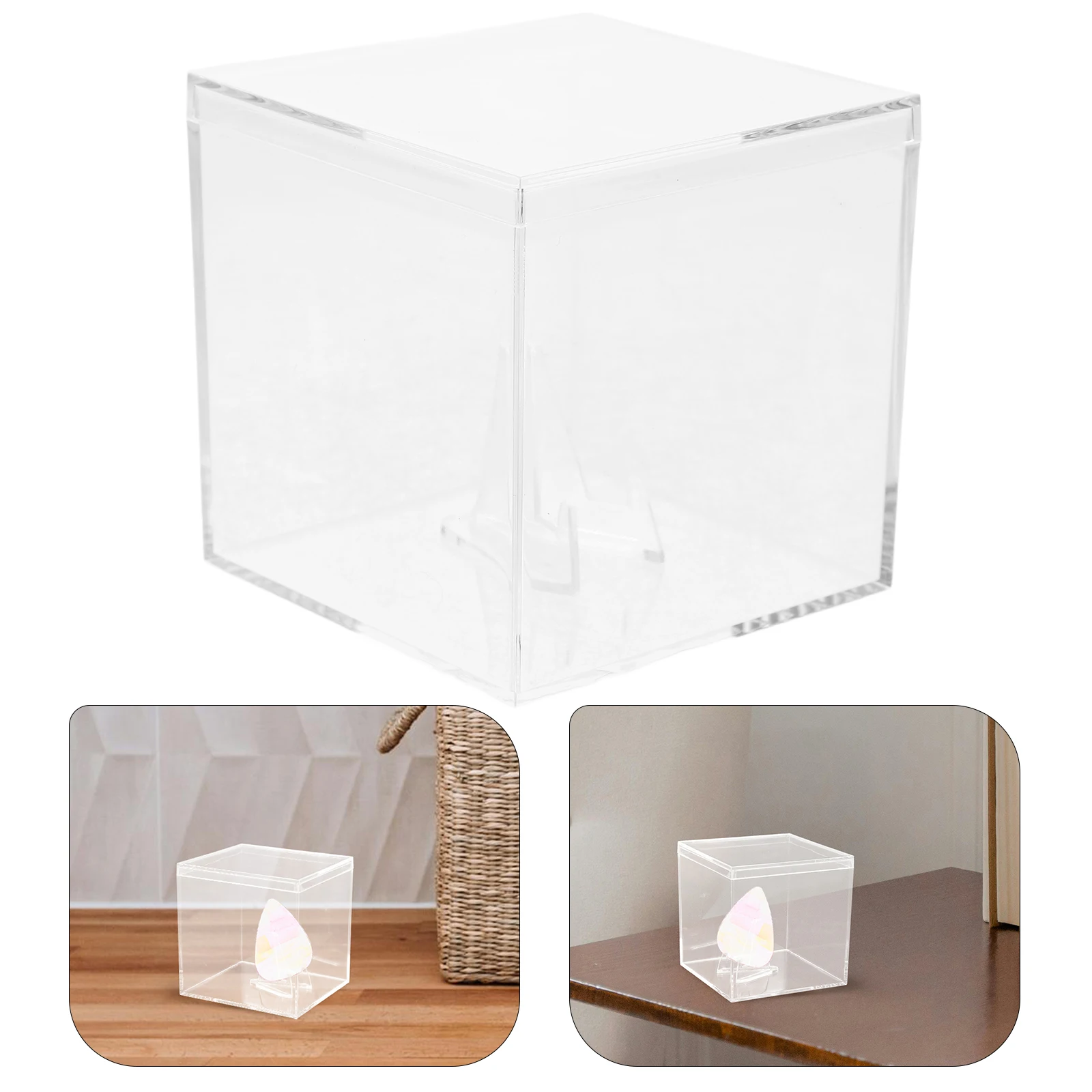 

1Pcs Acrylic Guitar Pick Storage Display Box Organizer Portable Holder Storage Case for Acoustic Electric Guitar Accessories