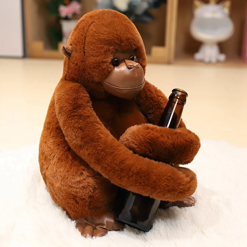 20-45cm Dschungel Gorilla Plüsch tier Simulation Orang-Utan Affen puppe Kinder Weihnachts geschenk Puppe Ragdoll Stofftier Spielzeug