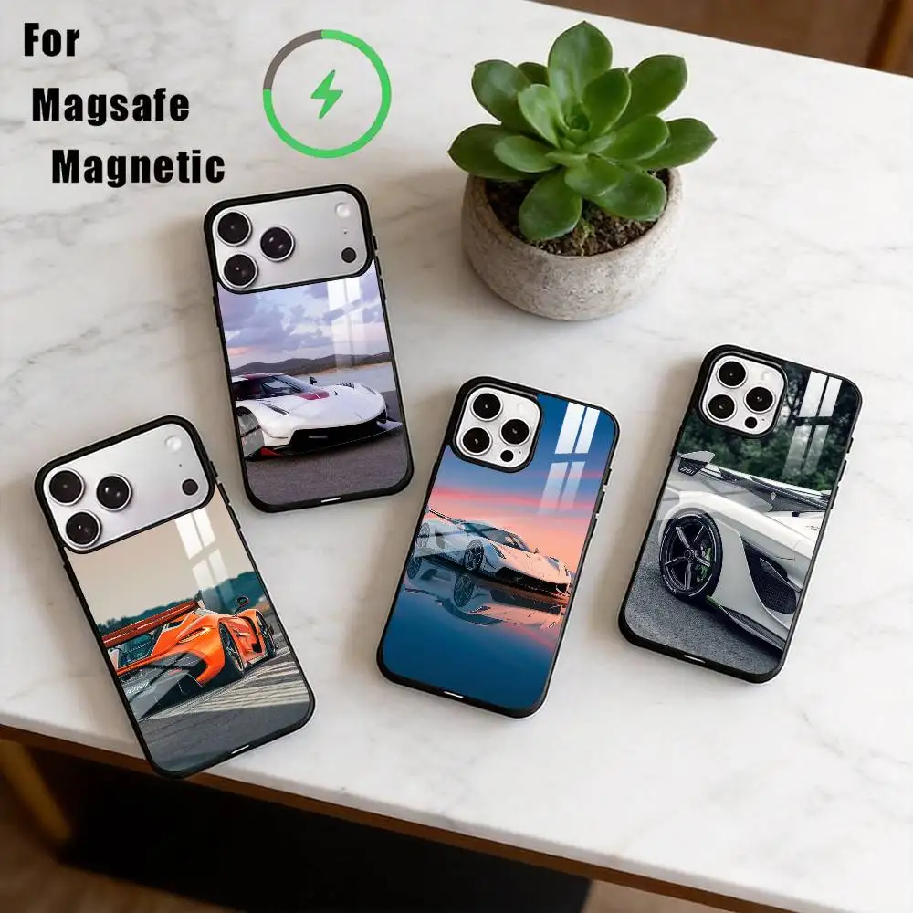 

Supercar J-Jesko Phone Case For iPhone17,16,15,14,13,12,11 Plus,Pro Magnetic with Magsafe Wireless Charging