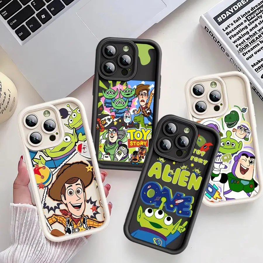 Toy Story Woody Lotsos Mirror Phone Case for Apple iPhone 16 11 13 15 12 14 Pro Max 13 12 14 Plus 16 11 15 Pro Silicone Cover