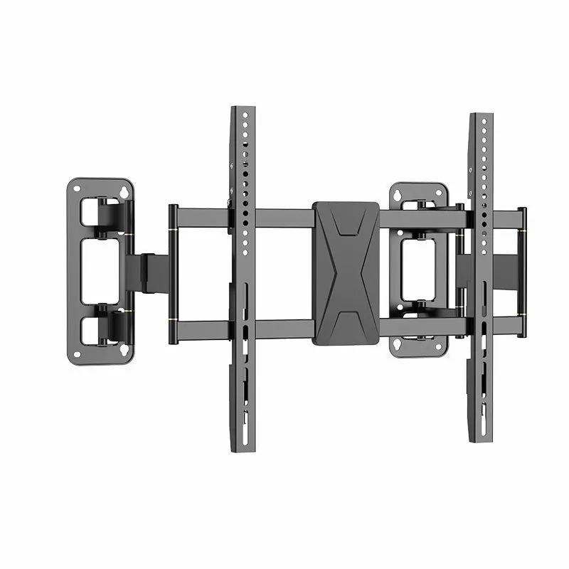 TV hanger, TV bracket, swinging and retractable TV rack, ultra-thin embedded bracket, avoiding sockets and not blocking