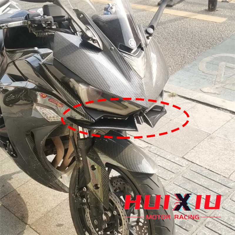 

Motorcycle accessories Front aerodynamic fins Wind wings Wing guards for Yamaha YZF R3 R25 2014-2021