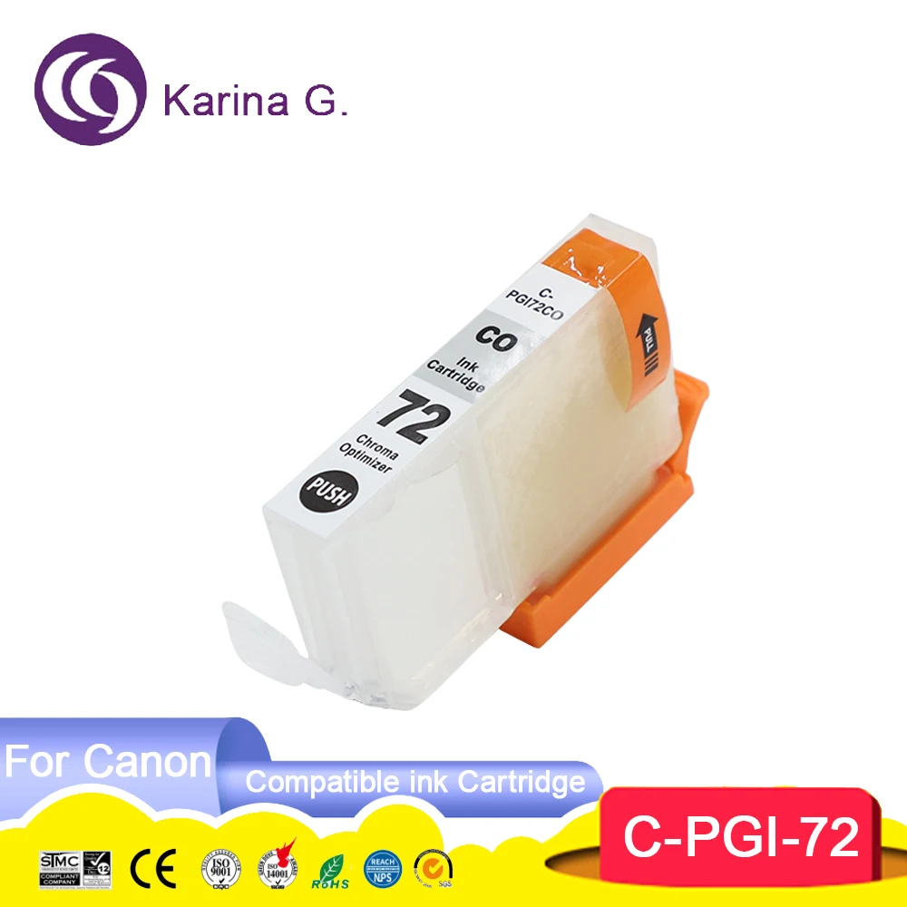 PGI 72 PGI72 PGI-72 Premium Color Compatible Ink Cartridge for Canon PIXMA Pro-10 PRO-10S Printer