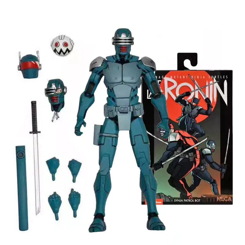 NECA Original Teenage Mutant Ninja Turtles The Last Ronin Ultimate Synja Patrol Bot 7 Inch Action Figure Collectible Model Toy
