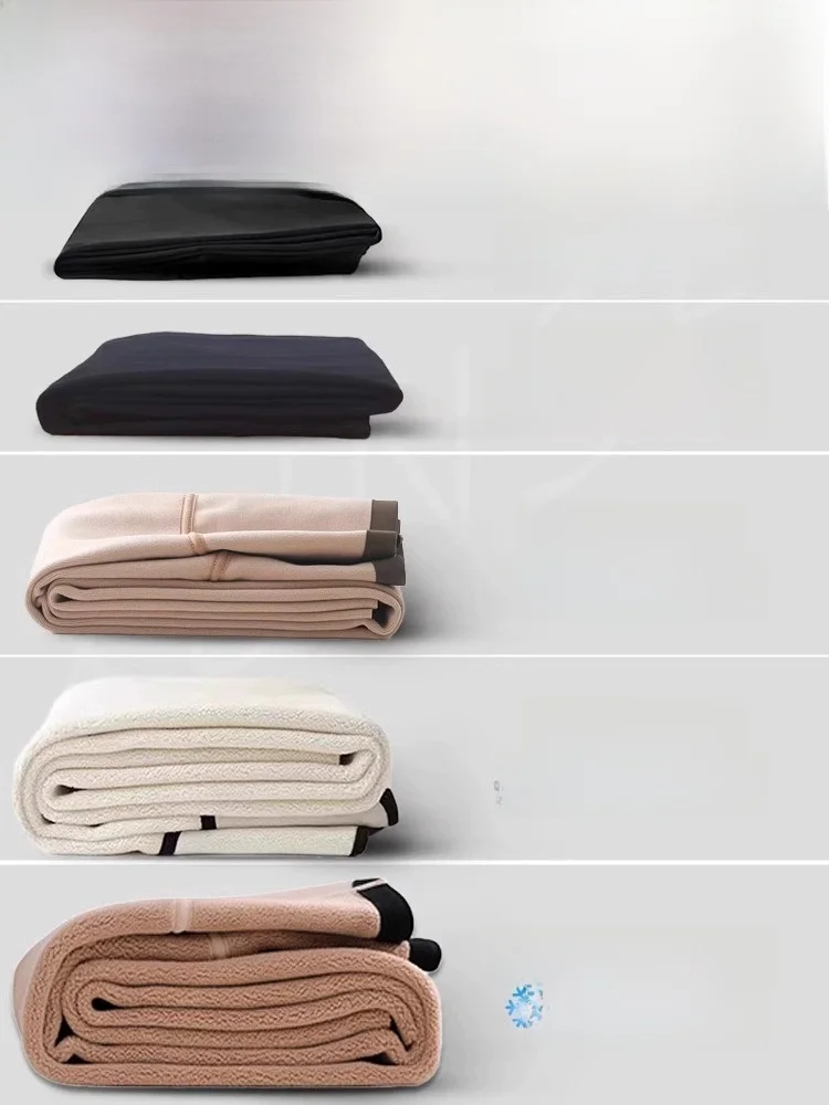 Thiened Fce arkskin Fitn Calças Femininas Cintura Alta Abdômen um Outono Inverno Novo Sle Outerwear Bot