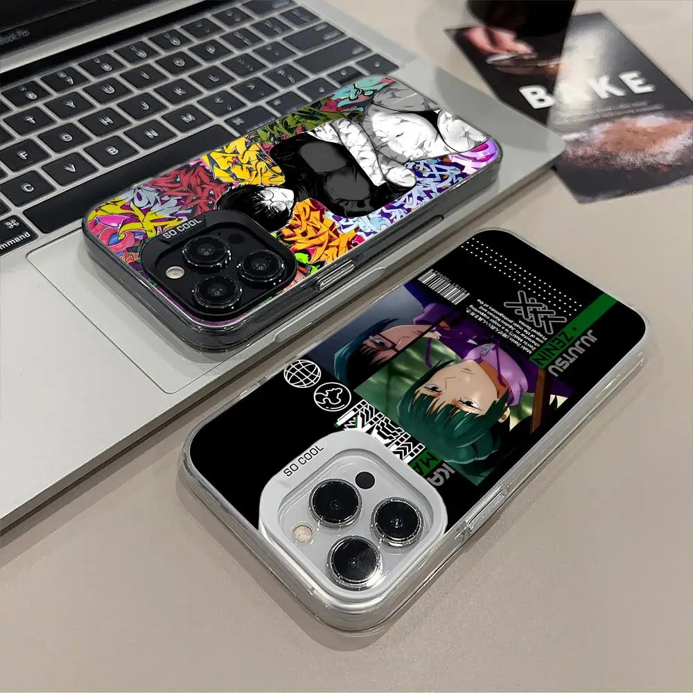 Jujutsu Kaisen Maki Zenin Phone Case for iPhone 17 16 15 14 13 12 11 X XR XS 8 7 Pro Max Plus Translucent Colour Cover Cover