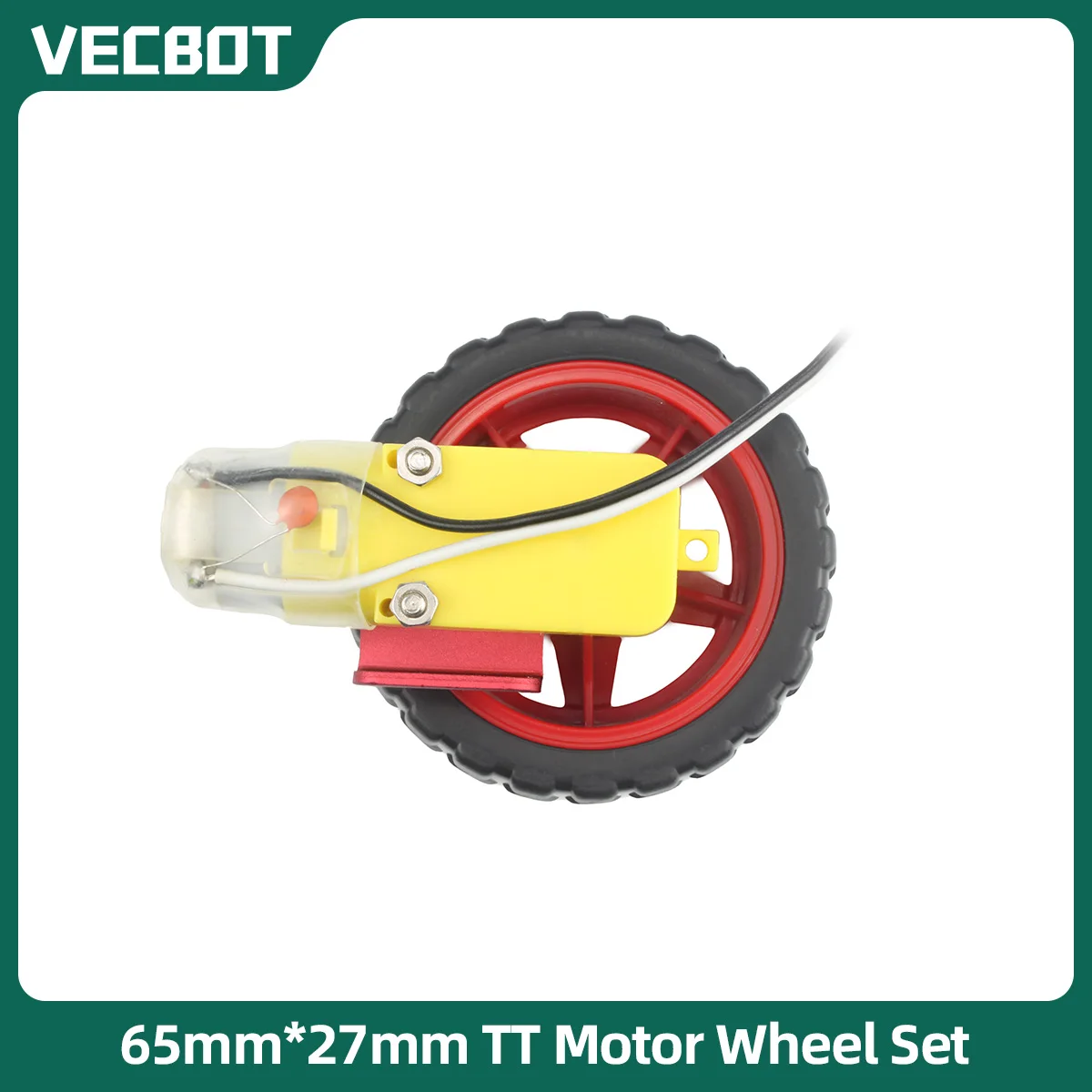 TT motor power wheel assembly 3-6V deceleration DC motor + Supporting Wheels + Aluminum Bracket for arduino car