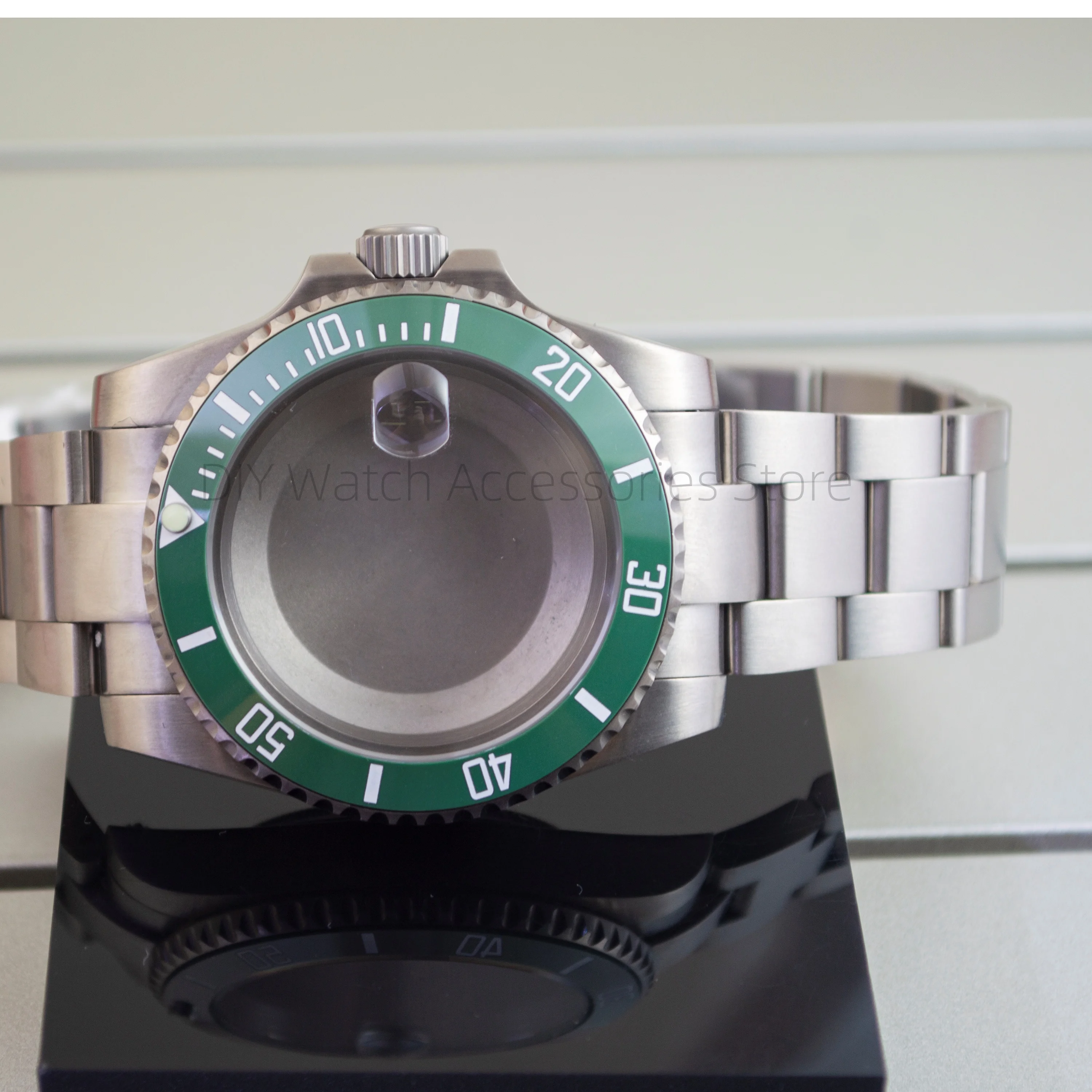 

40mm Titanium Watch Case 20mm Titanium Strap NH35A Case Sapphire Glass For NH35A NH36 Movement SUB GMT Watch Parts