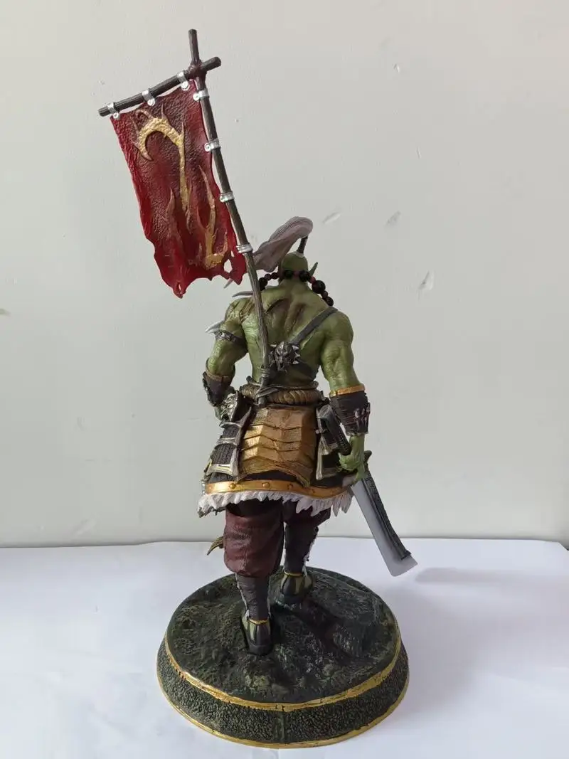 Nouveau 40cm World Of Warcraft jeux d'anime entourant les Statues Breaking Dawn Hero épée Saint Samuro fait à la main décoration de Table cadeau