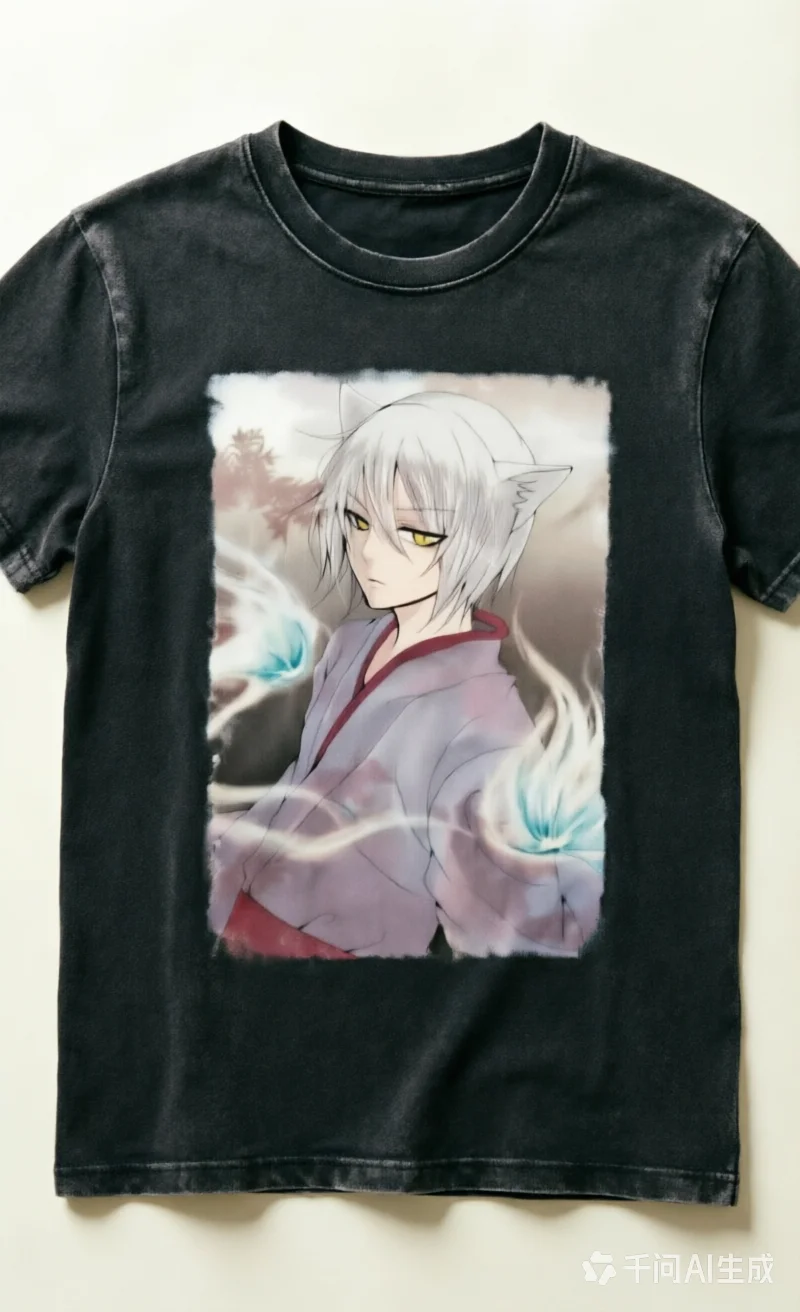 Kamisama Kiss Tomoe Nanami Shojo Romance Supernatural Fantasy Kawaii Cute Harajuku Aesthetic Vintage Washed Distressed Graphic