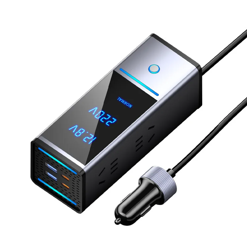 Car inverter 300W high-power power converter 12V24V to 220V car charger PD fast charging view 5