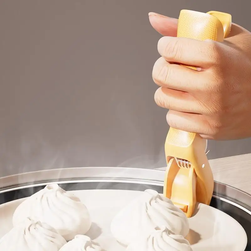 For Baking Pans Steamer Lifting Secure Grip Kitchen Claws Heat-Resistant Bowl Tongs Non-Slip Silicone Pot Holders