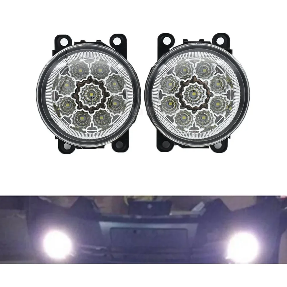 

2pc Car Styling Front Halogen/LED Fog Lamps Fog Lights 35500-63J02 1209177 8200074008 3550063J02 For Suzuki Jimny FJ 2005-2015