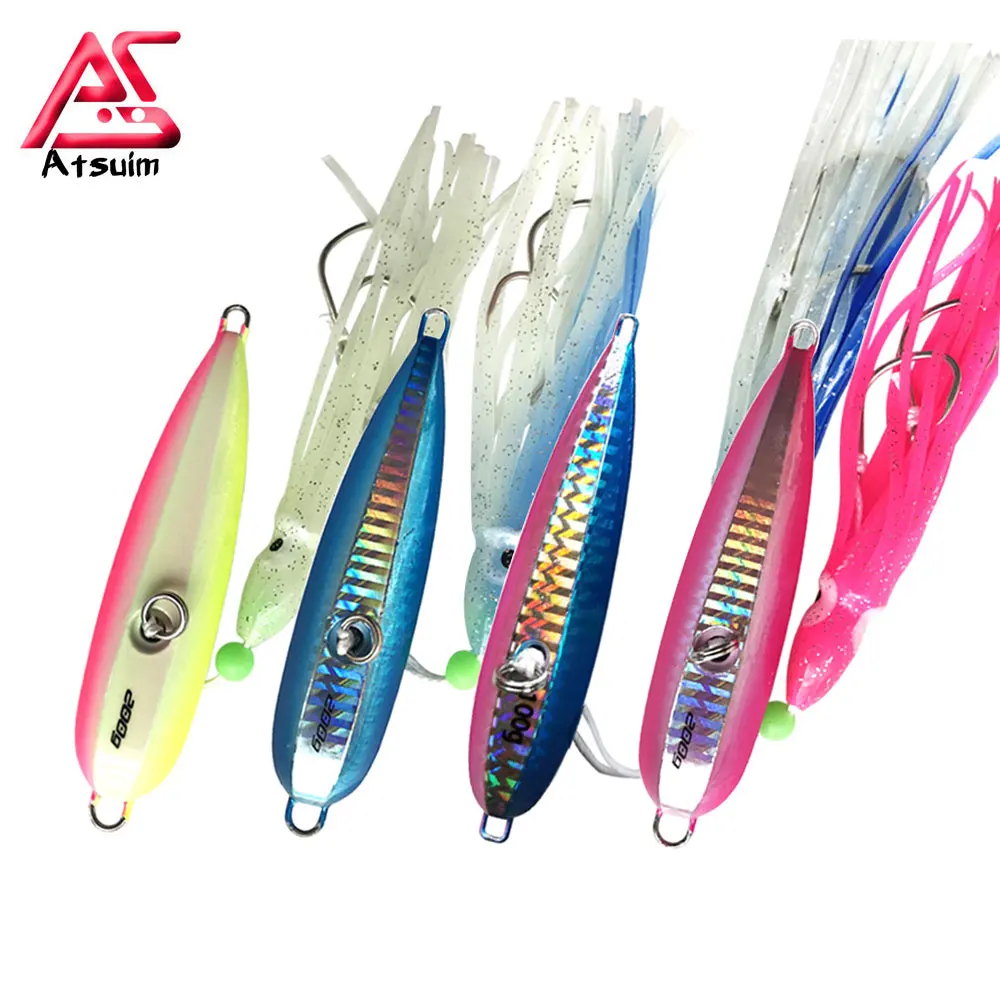 

AS Pesca Inchiku 100g120g150g200g250g Metal Jig Head Leurre Octopus Skirt Japan Kingfish Snapper Grouper Slow Bait Fishing Lure