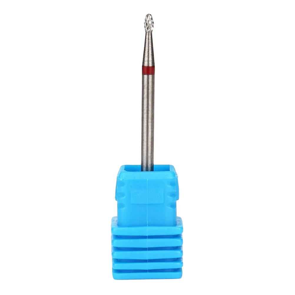 Tungsten Steel Nail Drill Bit Tools Small Round Grinding Head for Finger Toe Nails Reshape and Polish Nail Art Supplies