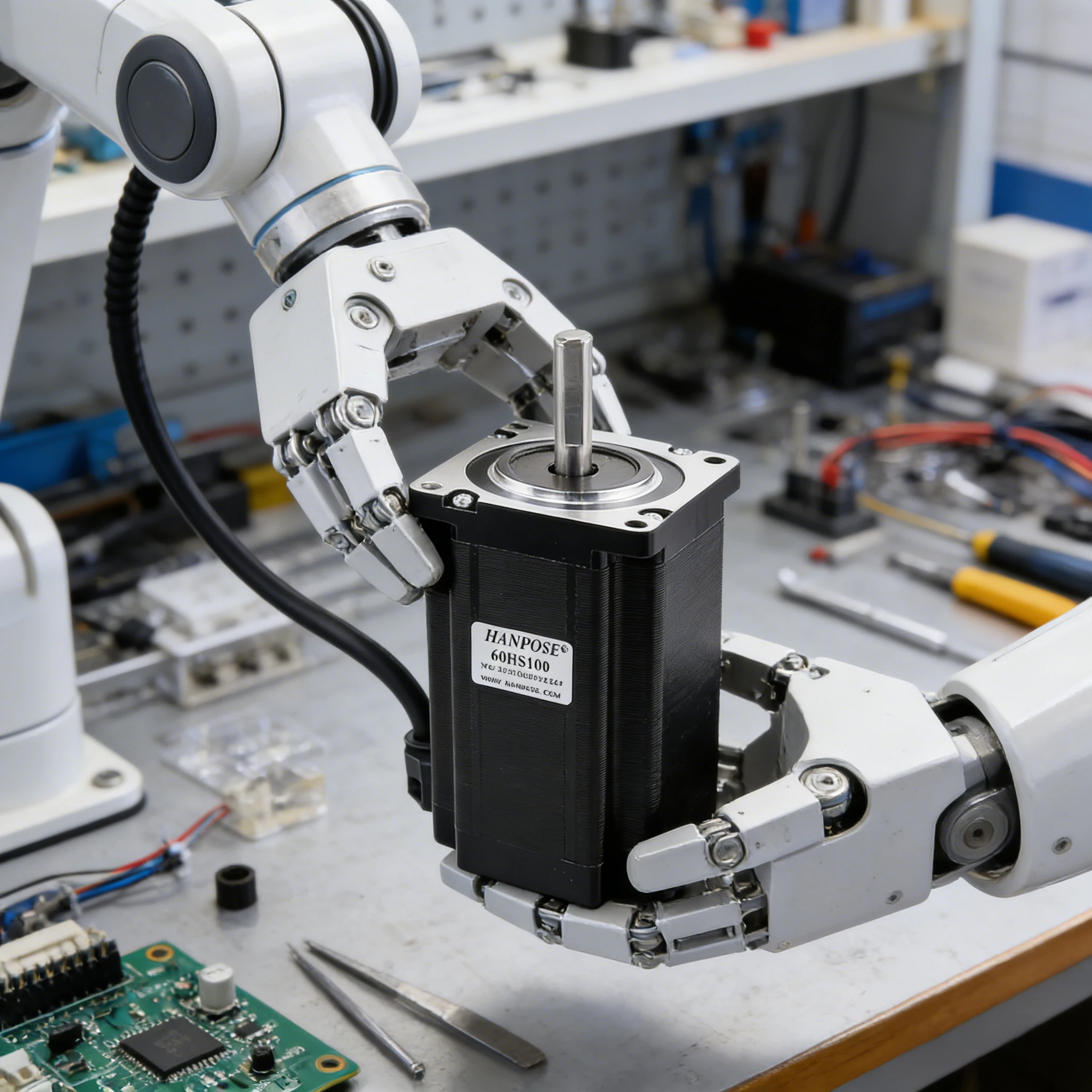 hanpose-60-ステッピングモーター-18度-60hs100モーター-4線式-35nm-40a-cnc-3dプリンターアクセサリー用-nema24-ステッピングモーター