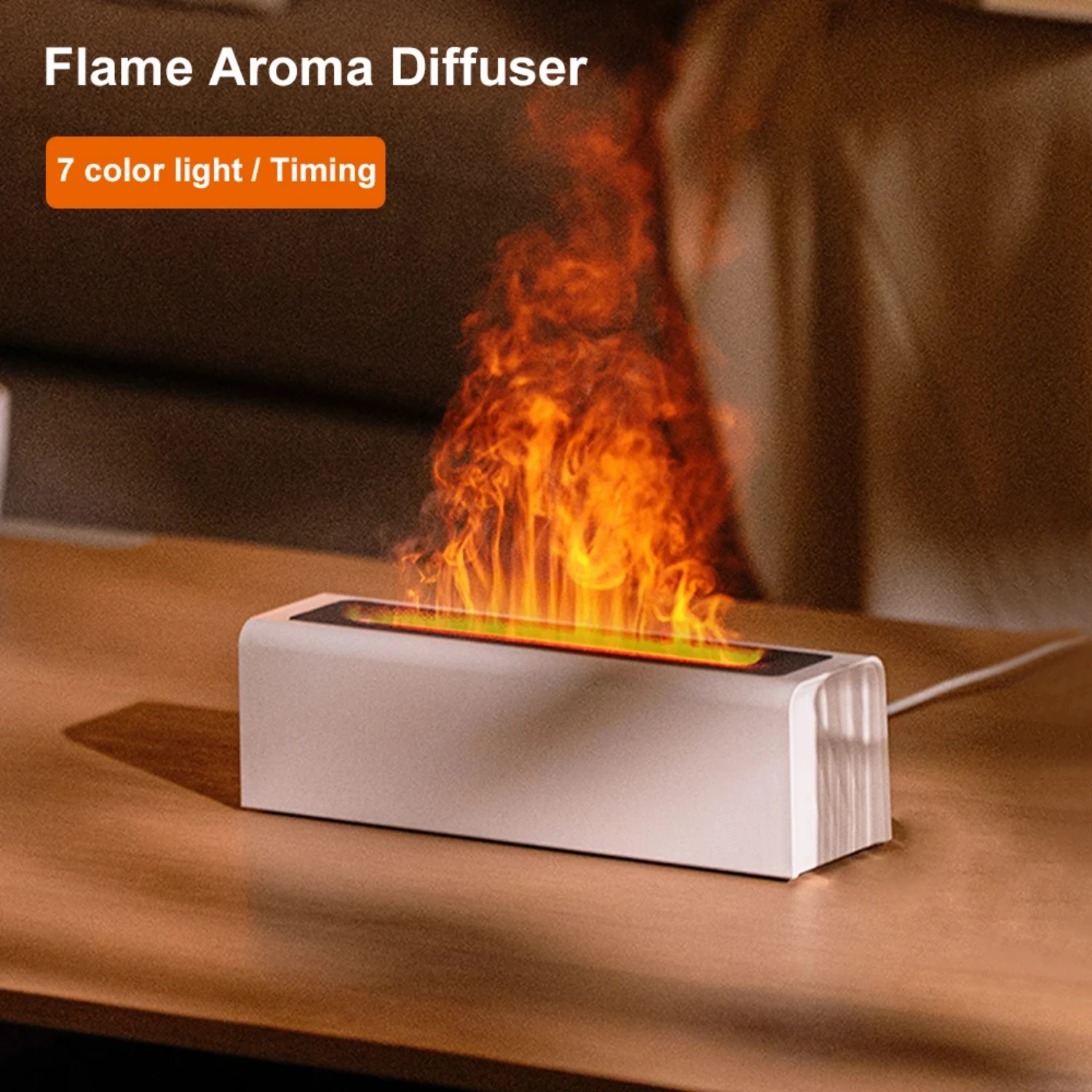 Humidificateur à flamme à brume fraîche à ultrasons, diffuseur d'huiles essentielles, atmosphère relaxante, qualité supérieure, réaliste, haut de gamme, nouveau