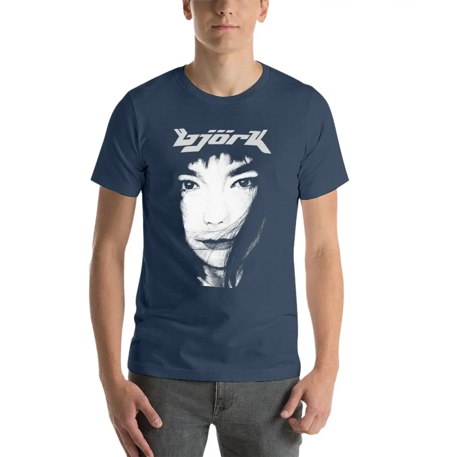 Bjork T-Shirt Aesthetic clothing oversized t shirts for men cotton