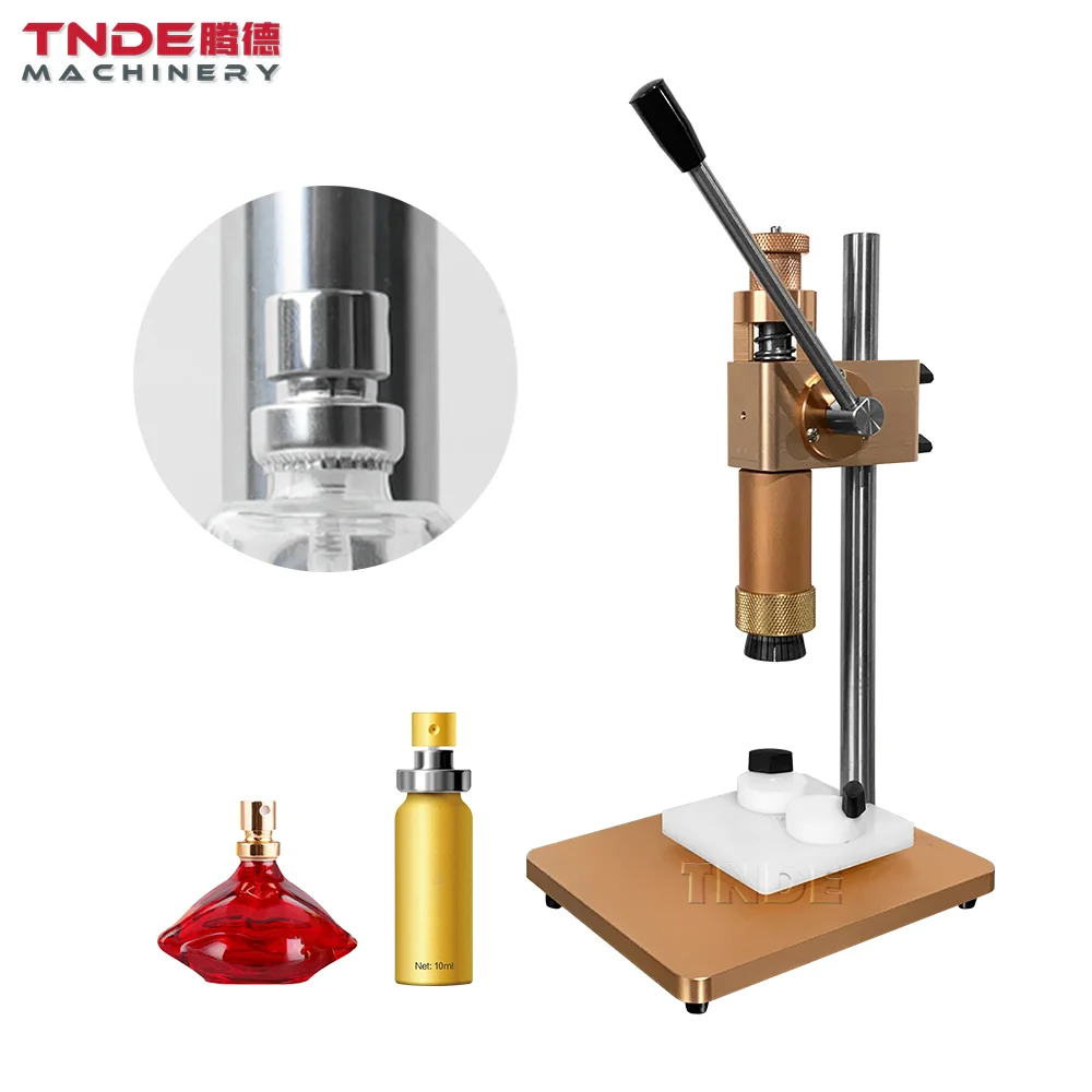 

Perfume Bottle Sealing Machine Perfume Closing Vial Spray Crimping Tool Capping Perfume Crimper Packing Machine