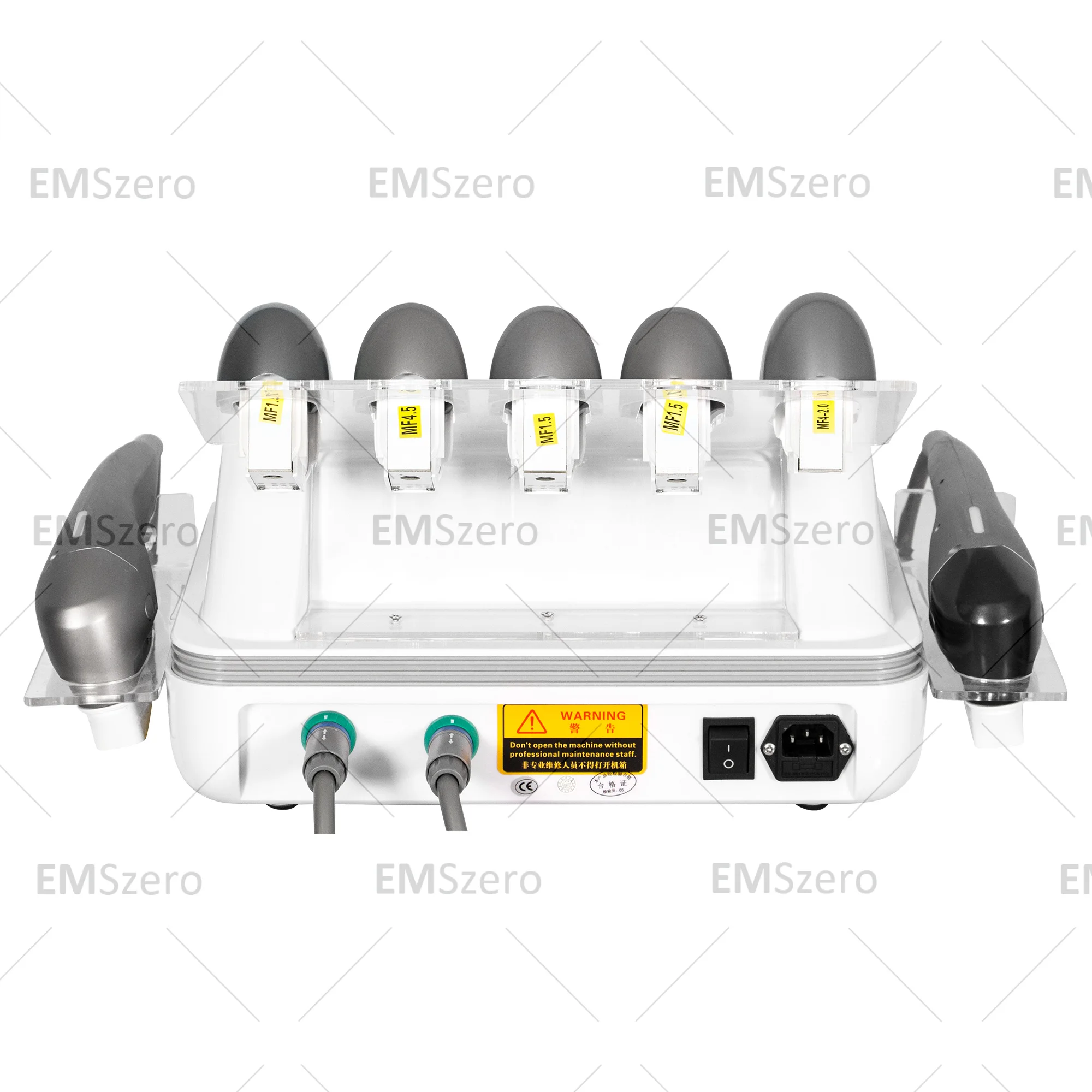 7D HIFU High Intensity Focused Ultrasound Machine Portable Face Body Anti Wrinkle Device 7 Cartridges 1.5mm to 13mm