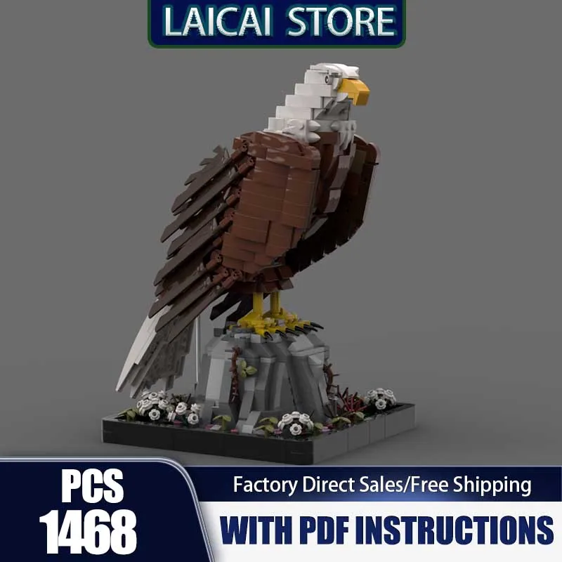 

Popular Game Model Moc Building Blocks Bald Eagle Model Technology Bricks Assembly Truck Holiday Construstion Gifts Toy