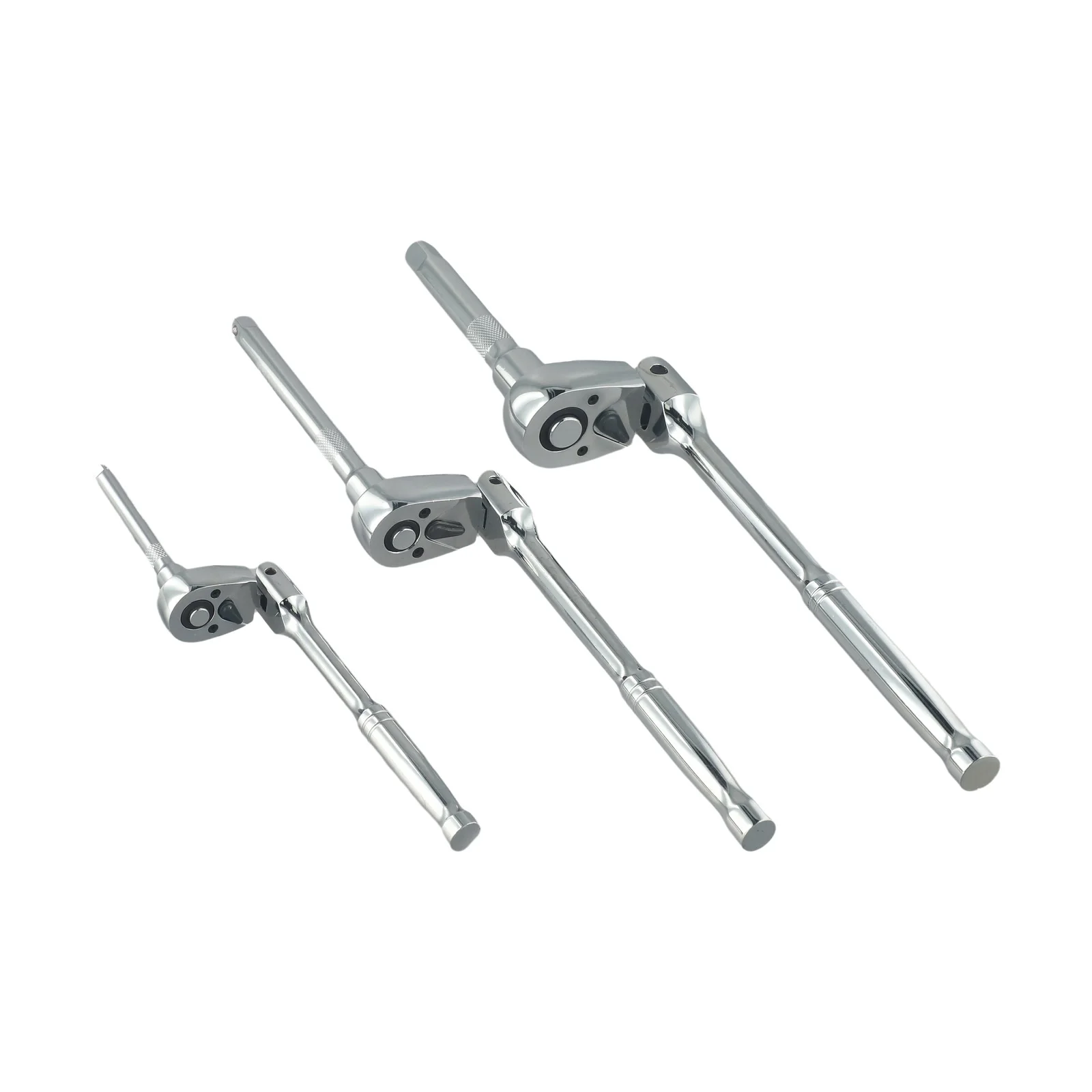 Adjustable Ratchet Wrench 72 Tooth Ratchet Secure Fit Fine 72 Teeth Mechanism High Strength Steel 1 4 3 8 1 2inch Driver