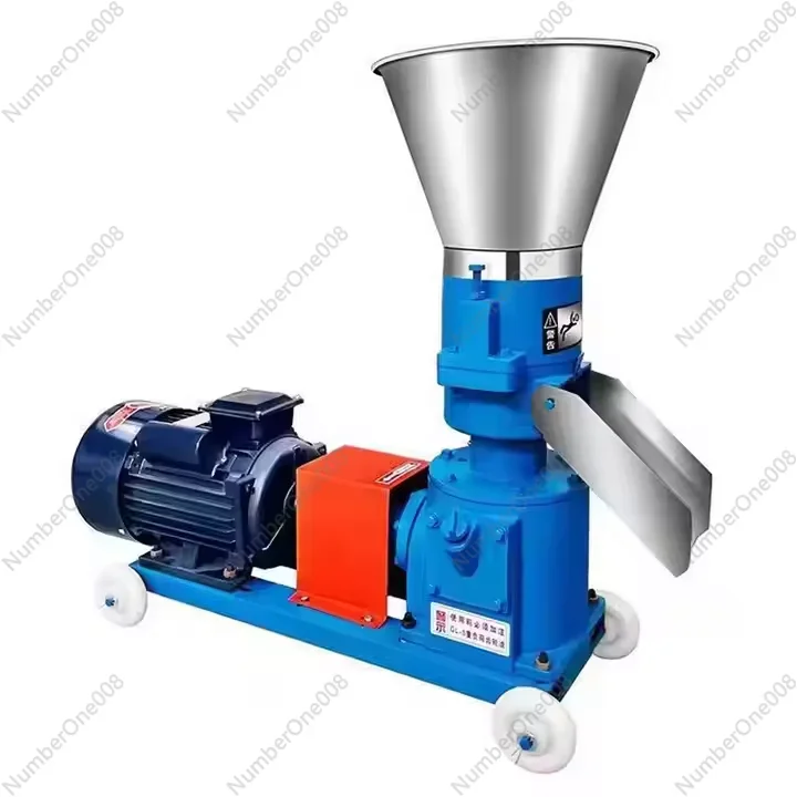 

Mini Portable Feed Pellet Machine for Dry and Wet Animal Feed Production - Home Use Farming Equipment