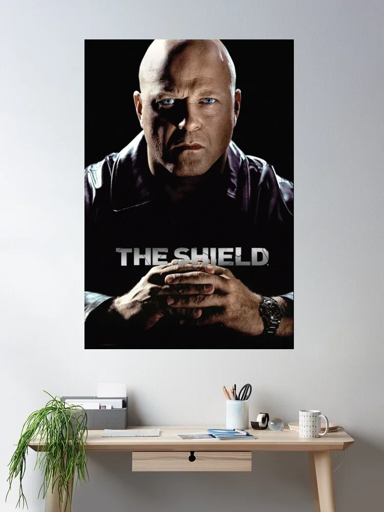 

4Style Choose The Shield Movie Print Canvas Poster, Living Room Decor, Home Wall Picture