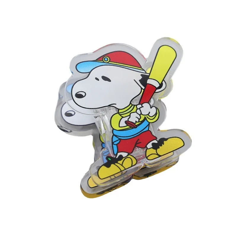 5/10PCS Kawaii Snoopy PP Clips Anime Leuke Bindmiddel Clip Planner Clips Papierklem Kantoor Decoratieve Benodigdheden school Briefpapier