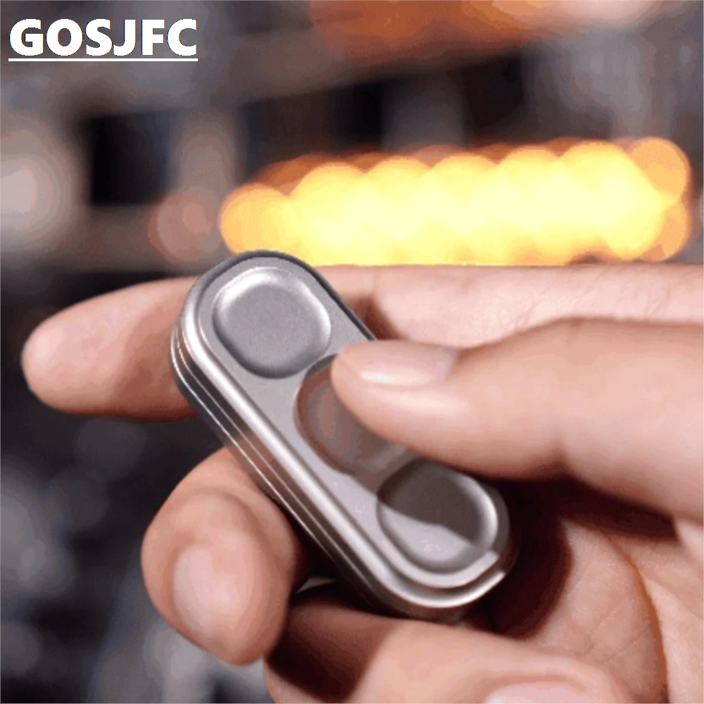 01EDC Stainless Steel Peas Slider Fidget Stress Relief Toys EDC Fidget Spinner Relieves Anxiety