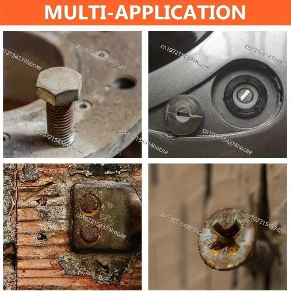 Broken Screw Bolt Extractor Tool, Hex Multi-Spline Easy Out Set for Removing Rounded Stripped Hardware