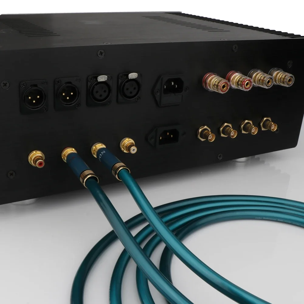 Pair Ortofon 8N OCC RCA Cable Male To XLR Male Interconnect Audio Cable Preamp Power Amplifier CD Player DAC
